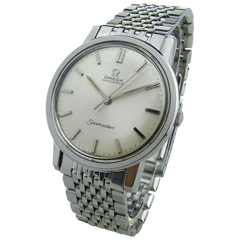 old omega men's stainless steel bracelet watch|vintage men's omega watches.